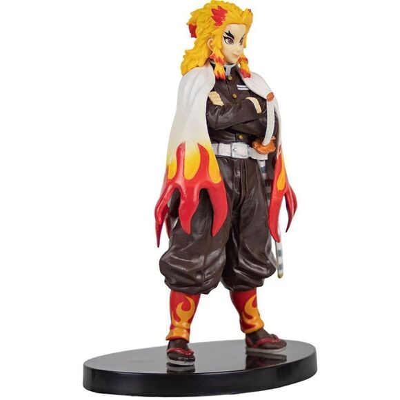 7” Kyojuro Rengoku Figure Demon Anime Action Figure Flame Hashira Swordsman - Picture 4 of 6